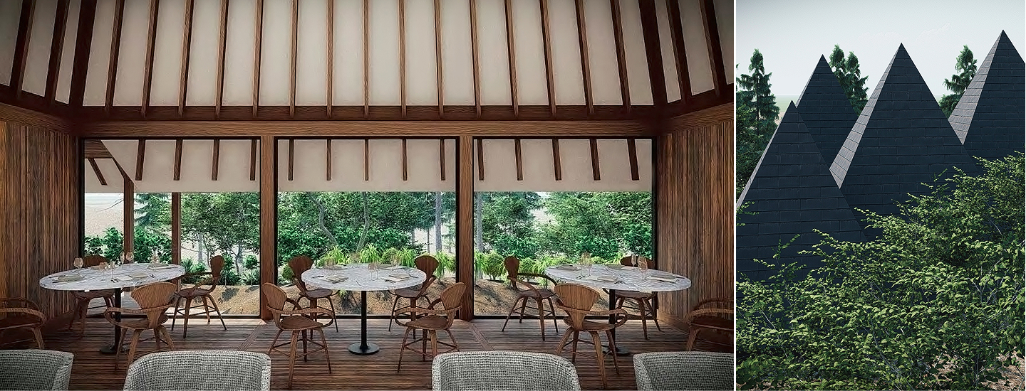 ESSENCE KARUIZAWA レストラン パースイメージ